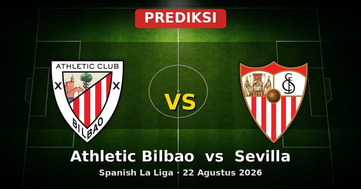 Prediksi Athletic Bilbao vs Sevilla La Liga 22 Agustus 2026