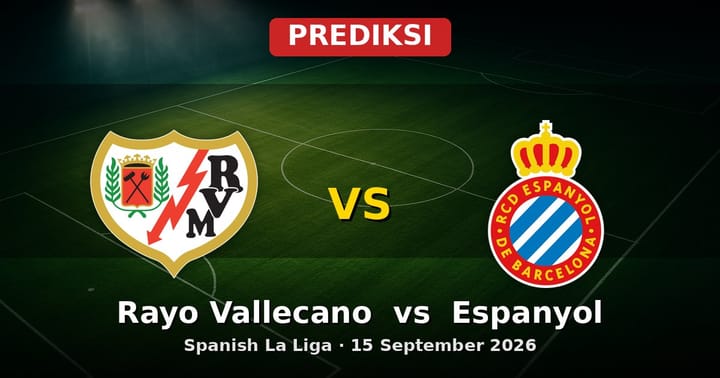 Prediksi Rayo Vallecano vs Espanyol La Liga 15 September 2026