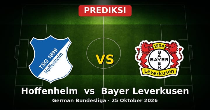 Prediksi Hoffenheim vs Bayer Leverkusen Bundesliga 25 Oktober 2026